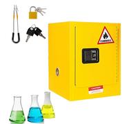 Armoires de sécurité inflammables et antidéflagrantes pour matières dangereuses, étagères réglables, acier galvanisé pour laboratoires, Factori