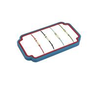 Armoires Elegant Leather Jewelry Tray with Decorative Edge | For Braided Bracelets