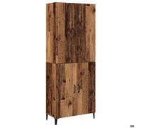 Armoires Hautes 2 pcs - Cabinet en bois Multifonctions - Bois ancien Bois d'ingénierie B3559