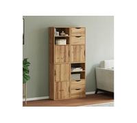 Armoires latérales 5 pcs ODDA 40x24x79 cm bois massif pin armoire vidaXL