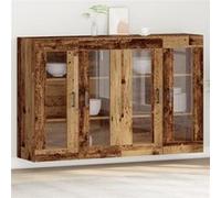 Armoires murales 2 pcs Bois ancien 69,5x34x90 cm Bois d ingénierie G