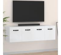 Wandkasten 2 st 100x36,5x35 cm bewerkt hout wit3115668