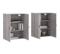 Armoires Murales Suspendues Flottantes Placards Rangement Salon 2 pcs vidaXL