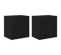 vidaXL Armoires murales de garage 2 pcs – Chêne Sonoma en bois d'ingénierie