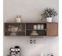 Armoires murales rétro pour cuisine et salle de bain élégantes pour cuisine, restaurant, armoires murales polyvalentes pour balcon, unité murale moderne pour l'organisation de la maison.