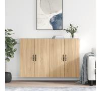 Armoires Murales Suspendues Flottantes Placards Rangement Salon 2 pcs vidaXL