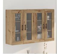 Armoires Murales - vidaXL - Ensemble 2Pcs - Chêne Artisanal - Moderne - Bois d'Ingénierie