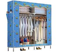 Armoires portables pour Bedroo, grande armoire en toile, armoire simple en tube d'acier, grande capacité pour chambre à coucher, salon, rangement de vêtements