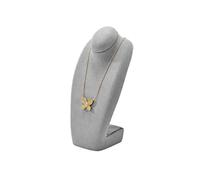 Armoires Présentoir de collier présentoir bijoux buste en microfibre | Necklace Stand Light Luxury Store Display Stand