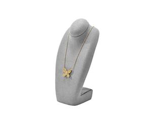 Armoires Présentoir de collier présentoir bijoux buste en microfibre | Necklace Stand Light Luxury Store Display Stand