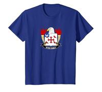 Armoiries Byrd - Blason de la Famille T-Shirt, Enfant, Bleu Royal, 4 Ans