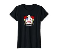 Armoiries Byrd - Blason de la Famille T-Shirt, Femme, Noir, XL