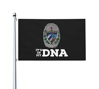 Armoiries de Cuba C'est dans MyFlags pour l'extérieur Drapeau en polyester robuste double face 3x5 pieds pour la décoration de jardin extérieur de festival de cour à la maison Drapeaux de bienvenue