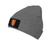 Armoiries De La Finlande Femme Homme Bonnets Tricoté Doux Bonnets De Ski Chaud Bonnet d'hiver pour Ski Quotidien Cyclisme