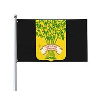 Armoiries de l'État libre du Congo 3x5ft Patio Garden Flag Décoration d'intérieur Drapeau imprimé simple face