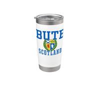Armoiries du clan Stuart de Bute Scotland Gobelet isotherme en acier inoxydable double paroi