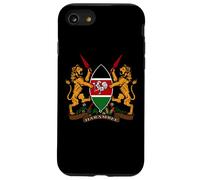 Armoiries du Kenya et Drapeaux du Monde, Amoureux de la géographie Coque pour iPhone SE (2020) / 7/8
