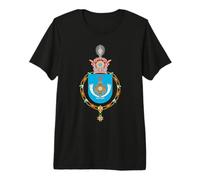 Armoiries du Prince héritier iranien avec Blason impérial Persan T-Shirt Haut de Gamme