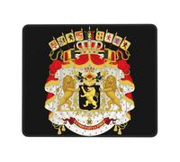 Armoiries du Royaume De Belgique Tapis De Souris Douce Tapis Souris Durable Mouse Pad pour Pc Maison Travail 25X30Cm