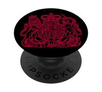 Armoiries du Royaume-Uni - Symbole Lion et Licorne PopSockets PopGrip Adhésif