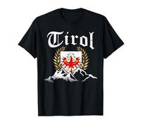 Armoiries du Tyrol avec montagnes et aigle tyrolien - Pour homme et femme T-Shirt