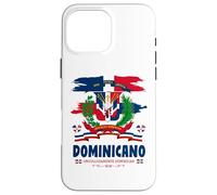 Armoiries Republica Dominicana pour Enfants et Drapeau dominicain Coque pour iPhone 16 Pro Max