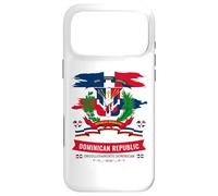 Armoiries Republica Dominicana pour Enfants et Drapeau dominicain Coque pour iPhone 17 Pro Max