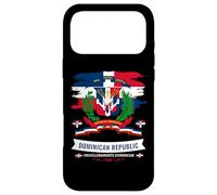 Armoiries Republica Dominicana pour Enfants et Drapeau dominicain Coque pour iPhone 17 Pro Max