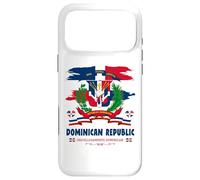 Armoiries Republica Dominicana pour Enfants et Drapeau dominicain Coque pour iPhone 17 Pro Max