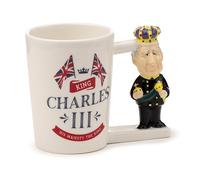 Armona Trading LTD King Charles III Tasse en céramique avec poignée