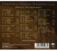 ARMONICI LABIRINTI - BONPORTI:SONATAS OP.1 FOR 2 VIOLINS CD NEUF