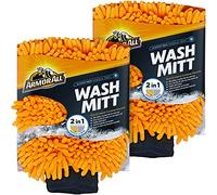 Armor All Lot de 2 Gants de Lavage de Voiture en Microfibre pour Nettoyer Les Voitures, camions, Motos