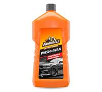 Armor All, Wash and Wax Shampooing et polissage pour voiture, formule double action pour une voiture propre et brillante, technologie de perles d'eau pour éviter les taches d'eau, dissout la saleté