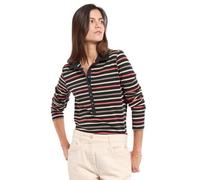 Armor Lux Baila Polo, Noir/WhitePepper/Cranberry, XS Femme