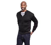 Armor Lux Cardigan zippé uni en Laine PLOUESCAT