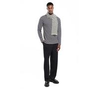 Armor Lux Echarpe rayée Guidel - laine Nature/navire M