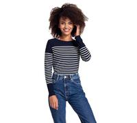 Armor Lux Femme Arzal Sweater, Rich Navy / Blanc, 44 EU