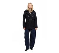 Armor Lux Femme Caban "Pointe Du Raz" Blouson, Bleu (Rich Navy D85), 50 EU
