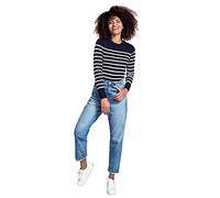 Armor Lux Femme Marin "Paimpol" Femme Pull, Multicolore (Rich Navy/Milk 3jc), 7 (Taille fabricant: 7) EU