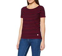 Armor Lux Femme Marinière "Hoedic" Héritage Femme T shirt, Multicolore (Ii9 Rich Navy/Braise Ii9), 36 EU