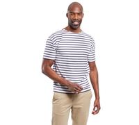 Armor Lux Homme Doelan T shirt, Multicolore (Blanc/Navire 400), 3XL EU