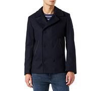 Armor Lux Homme Fort Cigogne Caban, Navire / Aluminium, 38 EU