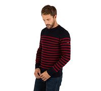 Armor Lux Homme Marin "Paimpol" Homme Pull, Multicolore (Navire/Piment I78), L EU