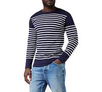 Armor Lux Homme Marinière "Amiral" Homme T shirt, Navire/Blanc, L EU