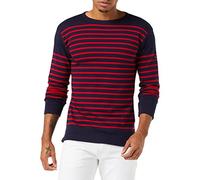 Armor Lux Homme Marinière "Amiral" Homme T shirt, Navire/Braise, M EU