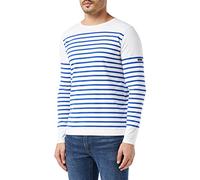 Armor Lux Homme Marinière "Arsenal" Homme T shirt, Blanc/Etoile, XL EU