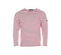 Armor Lux Homme Marinière "Loctudy" Homme T shirt, Blanc (320 Blanc/Braise), M EU