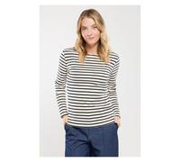 Armor Lux Marinière 4277, Multicolore (Nature/Rich Navy Bi7), X-Small (Taille fabricant: 0) Femme