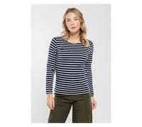 Armor-Lux - Lesconil - T-shirt femme Rich Navy / Blanc - XS