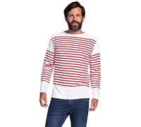 Armor Lux Marinière "Amiral" Homme, Blanc/Braise, XX-Large
